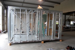 Our core module under construction this week.